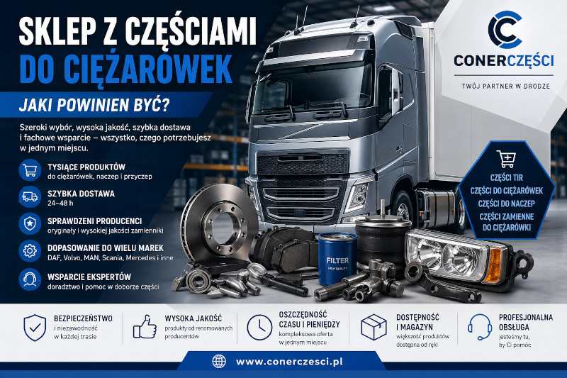 części TIR 2026